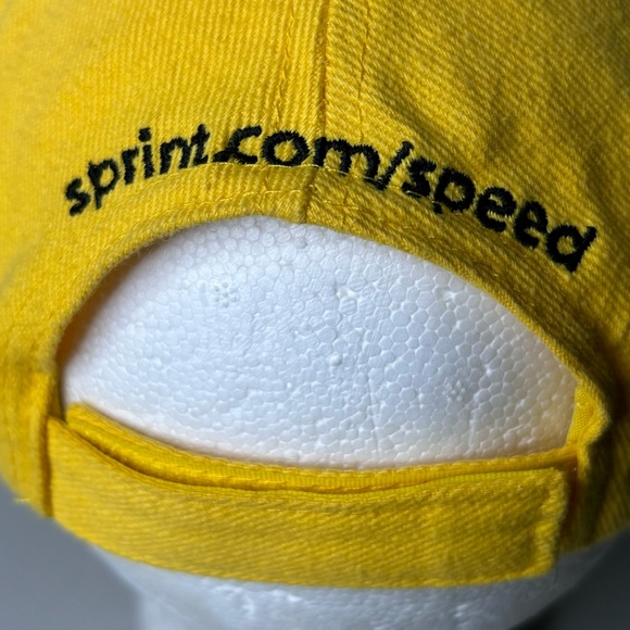 Nascar Sprint Cup Series Hat Spell Out Script Logo Strap Back Baseball Dad Cap - Picture 7 of 12